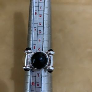 β οΈβ£οΈONYX STERLIN SILVER RING